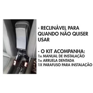 Apoio de Braço Premium para Gol, Voyage e Saveiro (2008+) - Conforto e Estilo em Tecido Preto - imagem 5
