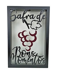 Quadro Porta Rolhas de Vinho Safra de Bons Momentos 150 - Organize sua Adega com Estilo - imagem 5