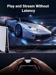 UGREEN Cabo Ethernet Cat 8 6 pés, cabo de rede trançado de alta velocidade 40 Gbps 2000 MHz Cat8 RJ45 Cabos LAN blindados para serviços pesados internos compatíveis para jogos PC PS5 Xbox Mod - imagem 4