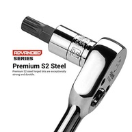 Broca de Soquete Tripla M12 XZN Extra Longa Capri Tools - Precisão para Veículos Europeus - imagem 3