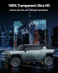 Protetor de Tela LANTU para GMC Hummer EV SUV/Pickup - HD Transparente e Anti-Impressão Digital (2 Peças) - imagem 4