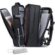 Mochila de Viagem Expansivel Masculina Feminina, Mochila Para Notebook Executiva Impermeável Reforçada Cabo USB,Mochilas Trabalho Escola Viagens Presente - imagem 1