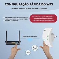 Repetidor De Sinal Wi-fi Amplificador Roteador Expansor De Rede Internet Wireless Wifi. - imagem 3