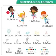Adesivo de Parede Infantil Espaço Kids - Lavável, Seguro e Fácil Aplicação | Ideal para Quarto, Escola e Brinquedoteca - imagem 2
