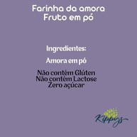 Farinha de Amora - fruto em pó 100% integral - imagem 4