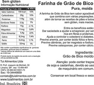 TUI ALIMENTOS Farinha De Grão De Bico - 200G - imagem 3