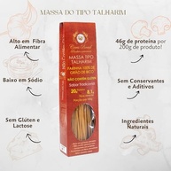 Talharim de farinha de grão de bico tradicional Ceres Brasil 200g - imagem 4