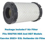 Filtro de Ar 707800846 para Can-Am Outlander G3L 2023+ (500/700 HD5/HD7) - Proteção Superior com Espuma - imagem 5