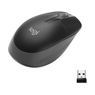 Mouse sem fio Logitech M190 com Design Ambidestro de Tamanho Padrão, Conexão USB e Pilha Inclusa - Cinza - imagem 1