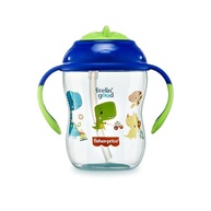 Copo de Treinamento com Canudo Fisher Price First Moments Blueberry Smoothie 270ml Azul - Desenvolvimento Oral e Motor para Bebês - imagem 2