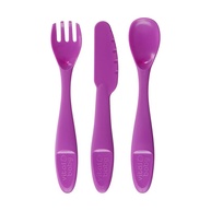 Vital Baby Nourish - Kit de Talheres Flexíveis Coloridos para Bebês | 15 Peças (5 Colheres, 5 Facas e 5 Garfos) - imagem 5