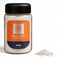 Flor de Sal Netuno 300g Tempero Premium Artesanal Alta Gastronomia Saldavel Rico Minerais Marinho Finalização Pratos - imagem 2