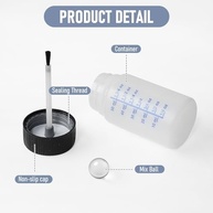 ATROPOS - 8 Frascos de Retoque de Tinta 60ml com Bolas de Mistura - Ideal para Reparos Automotivos e Domésticos - imagem 4