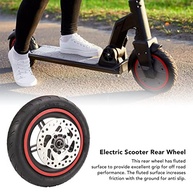 Roda traseira de scooter elétrica, disco de freio de 120 mm, cubo de roda para pneu elétrico à prova de perfuração, pneu pneumático vermelho para Mi PRO PRO2 M3 - imagem 3