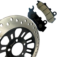 Kit Disco de Freio + Pastilha Honda CG Titan Fan Cargo 125 150 160 - Segurança e Desempenho - imagem 1