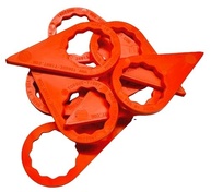 Indicadores de Torque de Roda 22mm Laranja - Segurança Visual para Frotas e Reboques (100 Unidades) - imagem 4