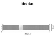 Pulseira Magnética de Metal Milanês para Samsung Galaxy Fit 3 - imagem 5