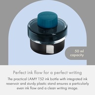 LAMY T52 Ink Gasolina 50 ml - Frasco de tinta com reservatório - Suporte de plástico com rolo de papel absorvente - imagem 4