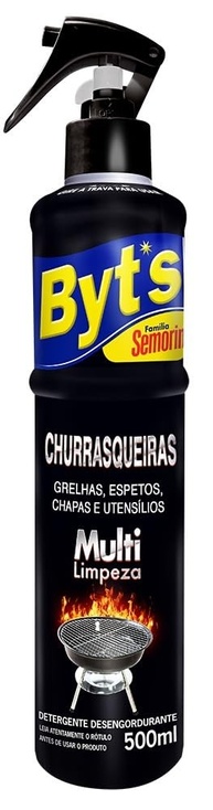 BYTS Limpador de Churrasqueira com Gatilho 500ml - Limpeza Profunda e Sustentável - imagem 1