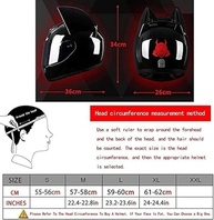 Capacete Modular Bluetooth Orelha de Gato ECE Certificado - Estilo e Segurança para Motociclistas - imagem 4
