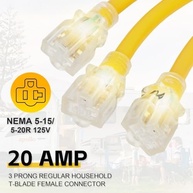 Adaptador de Tomada 30A L5-30P para 3x 5-15R/5-20R: Energia Confiável para Geradores e RVs - imagem 5