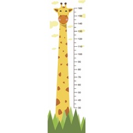 Régua de Crescimento Infantil Adesivo de Parede com Tema Girafa - Decore e Acompanhe o Crescimento com Estilo - imagem 1