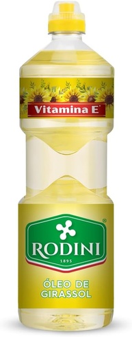 Rodini Óleo De Girassol 900Ml Alimentos Óleo Refinado Comestível De Girassol Dourado Livre De Glúten E Non Gmo Fonte De Ômega 6 E Vitamina E Agricultura Familiar Embalagem - imagem 1