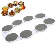Mesa Giratória Expansível 360° com 8 Pratos Amovíveis - Ideal para Cozinhas e Mesas de Jantar - imagem 2
