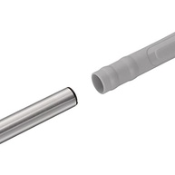 Mop Giratório Inox Menalux com Refil Extra de Microfibra Cinza - Limpeza Prática e Sem Contato - imagem 4