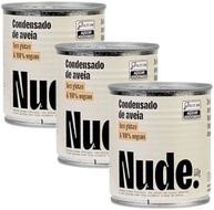 Kit com 3 Latas de Condensado de Aveia Vegano Sem Glúten de 330g cada - Nude - imagem 1