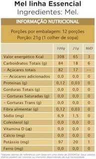 Bisnaga de Mel Silvestre Gold Medal Honey | 100% Natural, Delicioso e Acessível | Experimente o Sabor Autêntico do Brasil | Rico em Nutrientes e Puro, Sem Aditivos | 300g - imagem 2
