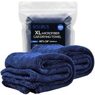Toalha de Secagem de Carro WEST BROS 1300 GSM - Secagem Profissional Extra Grande (101x61cm) - imagem 2