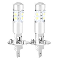 Lâmpadas de Neblina H1 LED 6000K Branco 1600lm: Iluminação 360° Plug & Play para Seu Carro - imagem 2