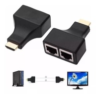 Extensor HDMI Passivo 30m: Imagem 3D Cristalina Via Cabo de Rede RJ45 Cat5e/6 - imagem 2