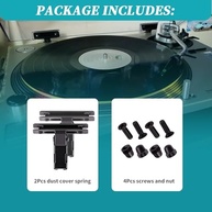 Dobradiças de Proteção Contra Poeira para Technics SL1200 MKII/MK II (45°) - Kit 2 Peças - imagem 5
