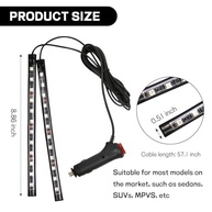 Fita de LED Automotiva 12V com 24 Luzes RGB - Iluminação Interior para Carro com Plugue Isqueiro ou USB - imagem 3