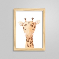 Quadros Infantil Bichinhos - Zebra, Leão e Girafa | Decoração Temática para Quartos de Bebê e Criança - imagem 5