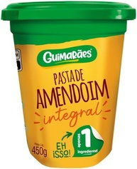 Pasta de Amendoim Integral Vegano 450g- Guimarães . - imagem 1