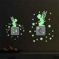 Adesivo de Interruptor de Luz Fada Borboleta Luminoso - Decore com Magia e Estilo - imagem 5