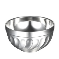 Bacia de Aço Inoxidável com Isolamento Térmico - Proteção Contra Queimaduras, Resistente e Inquebrável para Sopas, Cereais e Bebidas Quentes - imagem 1