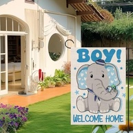 Bandeira de Jardim Welcome Home Dupla Face 12,5x18" - Decore Sua Entrada com Estilo - imagem 5
