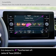 Protetor de Tela INNOSURE para Volkswagen Jetta e Taos 20.3cm: Proteção HD Anti-Risco e Anti-Impressão Digital - imagem 3