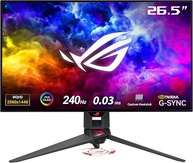 ASUS ROG Swift Monitor de jogos OLED DSC de 27 polegadas 1440P (PG27AQDM) - QHD (2560 x 1440), 240Hz, 0,03ms, compatível com G-SYNC, revestimento de microtextura antirreflexo, 99% DCI-P3, True 10 - imagem 1