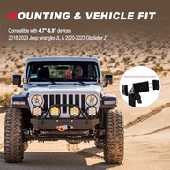 Suporte de Painel Premium para Jeep Wrangler JL & Gladiator JT: Organize seu Cockpit com Estilo! - imagem 3