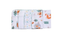 Paninho de Boca Estampado Karinho 32x32cm | 4 Unidades em Algodão Macio para Bebês - imagem 3