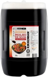 MOLHO DE SOJA PRATOS QUENTES KIKKOMAN 20 LITROS - imagem 1