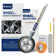 Kit de Reparo de Arranhões para Rodas - Caneta de Retoque Prata com Tinta Metálica para Restauração Rápida - imagem 1