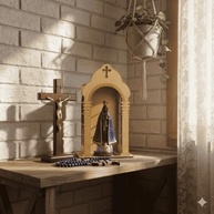 Kit Oratório Nossa Senhora Aparecida - Decore seu Espaço de Fé com Elegância - imagem 3
