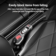 Kit 2 Organizadores e Enchimento de Brecha de Assento de Carro Multifuncional com Suporte para Celular - imagem 5
