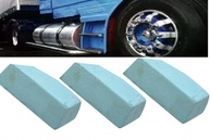 Kit 3 Pedras Azuis para Polimento de Rodas de Caminhão e Tanque Cromado (650gr) - imagem 1